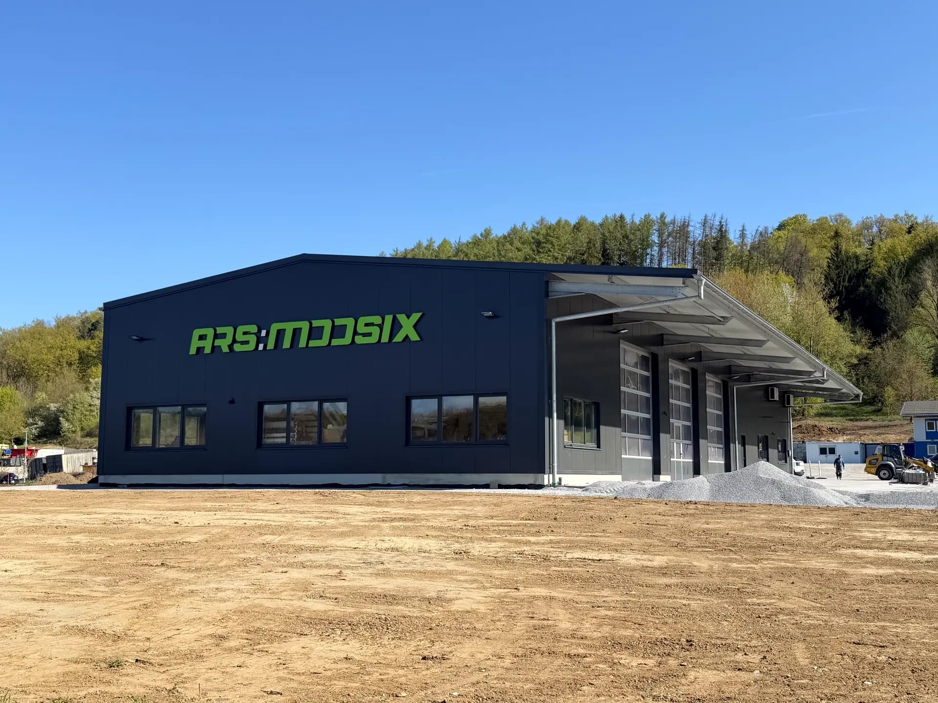 Luftaufnahme ARS:MOOSIX Halle in Windorf bei Passau